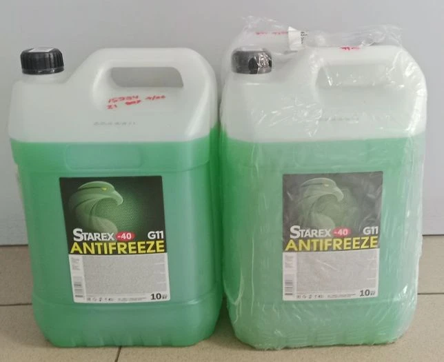 антифриз Euro зеленый G11(-40) 10кг нов. \ Антифриз Starex Green зеленый G11 10 кг