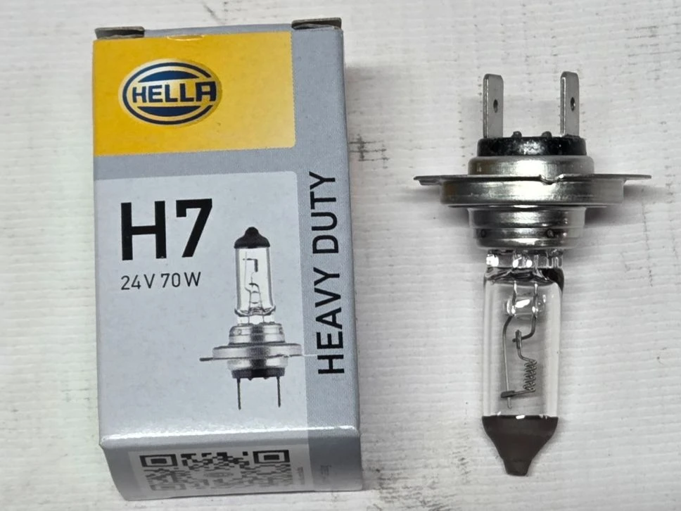 лампа H7 24V 70W PX26d галогенная нов. \ Лампа H7 24V-70W оригинал (Восход ТД (ВСХ 11/25))