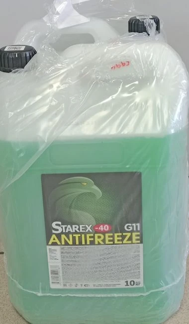 антифриз Euro зеленый G11(-40) 10кг нов. \ Антифриз Starex Green зеленый G11 10 кг